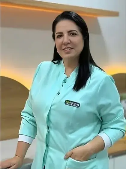Enfermeira Carla — equipe NH Vacinas