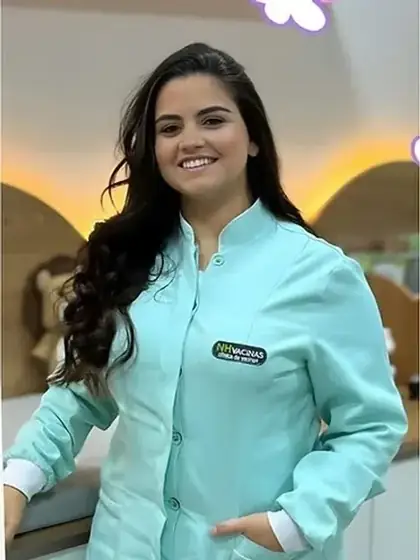 Enfermeira Andressa — equipe NH Vacinas