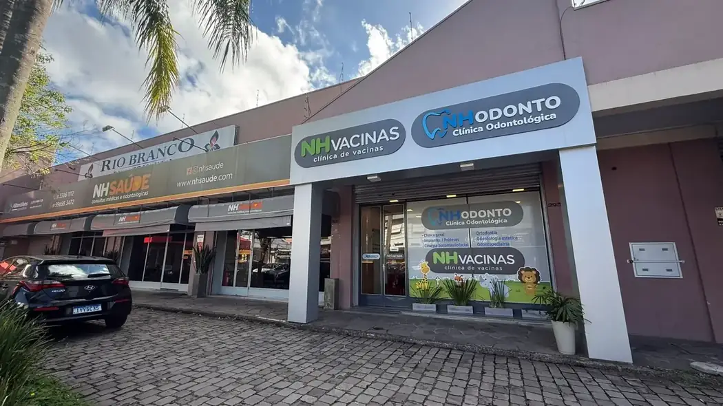 Fachada da NH Vacinas em Novo Hamburgo